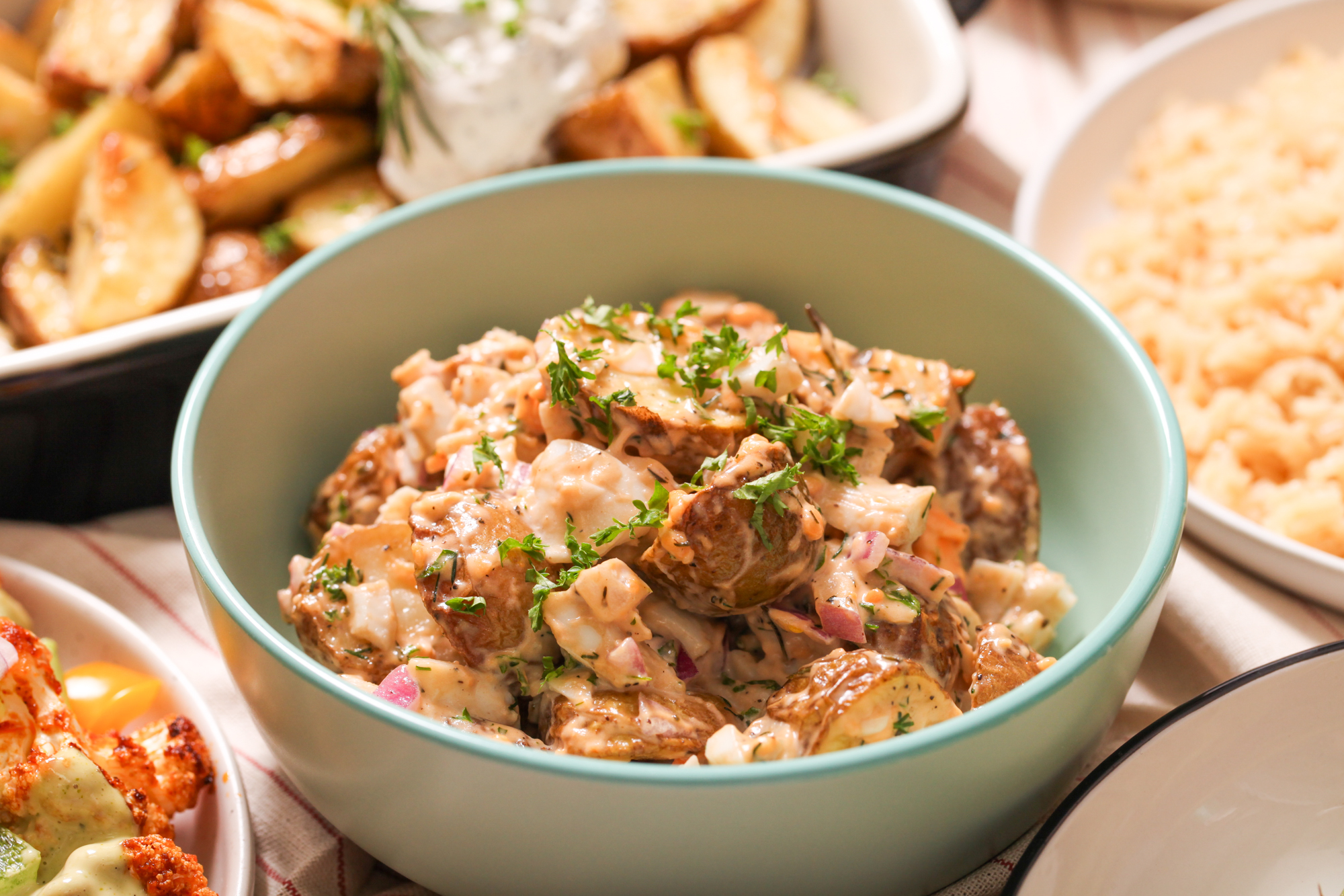 Baked Potato & Egg Salad 